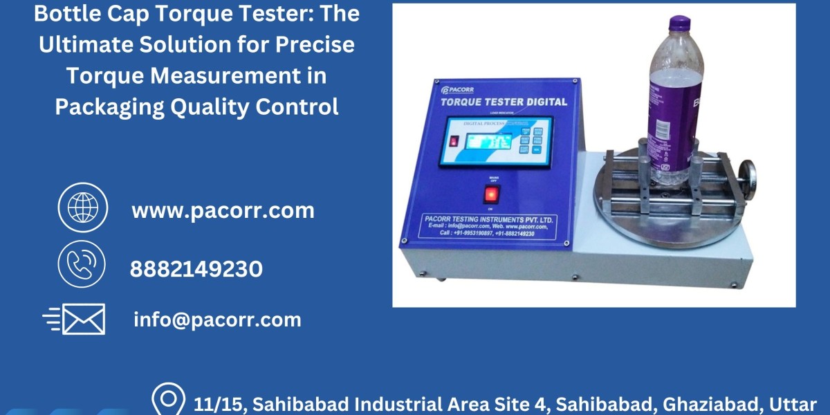 Why Your Business Needs Pacorr's Bottle Cap Torque Tester for Consistent Seal Quality and Product Integrity